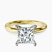 Mildred Hidden Halo Solitaire Lab Diamond Engagement Ring in 9ct Yellow Gold