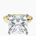 Pre-Designed 18kt Yellow Gold Mildred Hidden Halo Solitaire Lab Diamond Ring