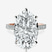 Pre-Designed 10kt Rose Gold Mereia Secret Halo Lab Diamond Ring
