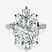 Pre-Designed 10kt Rose Gold Mereia Secret Halo Lab Diamond Ring