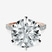 Pre-Designed 14kt Rose Gold Mereia Secret Halo Lab Diamond Ring