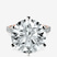 Pre-Designed 10kt Rose Gold Mereia Secret Halo Lab Diamond Ring
