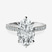Pre-Designed 14kt White Gold Mereia Secret Halo Lab Diamond Ring