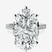 Pre-Designed Platinum Mereia Secret Halo Lab Diamond Ring
