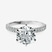 18kt White Gold Mereia Secret Halo Lab Diamond Ring