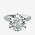 Pre-Designed 14kt White Gold Mereia Secret Halo Lab Diamond Ring