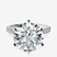 Pre-Designed 18kt White Gold Mereia Secret Halo Lab Diamond Ring