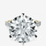 Pre-Designed 18kt Yellow Gold Mereia Secret Halo Lab Diamond Ring