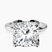 Pre-Designed Platinum Mabel Petal Solitaire Lab Diamond Ring