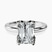Pre-Designed 10kt White Gold Mabel Petal Solitaire Lab Diamond Ring