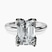 Pre-Designed 10kt White Gold Mabel Petal Solitaire Lab Diamond Ring