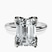 Pre-Designed 10kt White Gold Mabel Petal Solitaire Lab Diamond Ring