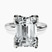 Pre-Designed 10kt White Gold Mabel Petal Solitaire Lab Diamond Ring