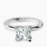 Pre-Designed 9ct White Gold Cordelia Knife Edge Solitaire Lab Diamond Ring