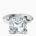 Pre-Designed 10kt White Gold Cordelia Knife Edge Solitaire Lab Diamond Ring