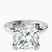 Pre-Designed 10kt White Gold Cordelia Knife Edge Solitaire Lab Diamond Ring