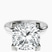 Pre-Designed 10kt White Gold Cordelia Knife Edge Solitaire Lab Diamond Ring