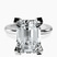 Pre-Designed 10kt White Gold Cordelia Knife Edge Solitaire Lab Diamond Ring