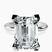 Pre-Designed 10kt White Gold Cordelia Knife Edge Solitaire Lab Diamond Ring