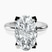 Pre-Designed 10kt White Gold Cordelia Knife Edge Solitaire Lab Diamond Ring