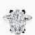 Pre-Designed 10kt White Gold Cordelia Knife Edge Solitaire Lab Diamond Ring