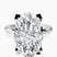 Pre-Designed 10kt White Gold Cordelia Knife Edge Solitaire Lab Diamond Ring