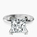 Pre-Designed 10kt White Gold Cordelia Knife Edge Solitaire Lab Diamond Ring
