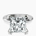 Pre-Designed 10kt White Gold Cordelia Knife Edge Solitaire Lab Diamond Ring
