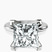 Pre-Designed 10kt White Gold Cordelia Knife Edge Solitaire Lab Diamond Ring