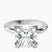 Pre-Designed 10kt White Gold Cordelia Knife Edge Solitaire Lab Diamond Ring