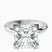 Pre-Designed 10kt White Gold Cordelia Knife Edge Solitaire Lab Diamond Ring