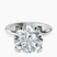 Pre-Designed 10kt White Gold Cordelia Knife Edge Solitaire Lab Diamond Ring
