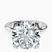 Pre-Designed 10kt White Gold Cordelia Knife Edge Solitaire Lab Diamond Ring