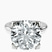 Pre-Designed 10kt White Gold Cordelia Knife Edge Solitaire Lab Diamond Ring