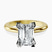 Pre-Designed 10kt Yellow Gold Cordelia Knife Edge Solitaire Lab Diamond Ring