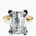 Pre-Designed 10kt Yellow Gold Cordelia Knife Edge Solitaire Lab Diamond Ring