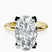Pre-Designed 10kt Yellow Gold Cordelia Knife Edge Solitaire Lab Diamond Ring