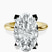 Pre-Designed 18kt Yellow Gold Cordelia Knife Edge Solitaire Lab Diamond Ring