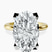Pre-Designed 18kt Yellow Gold Cordelia Knife Edge Solitaire Lab Diamond Ring