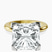 Pre-Designed 10kt Yellow Gold Cordelia Knife Edge Solitaire Lab Diamond Ring