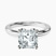 Pre-Designed Platinum Matilda Leaf Petal Solitaire Lab Diamond Ring