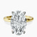 Pre-Designed 18kt Yellow Gold Matilda Leaf Petal Solitaire Lab Diamond Ring