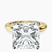 Pre-Designed 18kt Yellow Gold Matilda Leaf Petal Solitaire Lab Diamond Ring