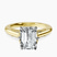 Pre-Designed 10kt Yellow Gold Esther Tacori Style Solitaire Lab Diamond Ring