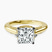 Pre-Designed 9ct Yellow Gold Esther Tacori Style Solitaire Lab Diamond Ring