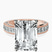 Pre-Designed 14kt Rose Gold Regalia Milgrain Lab Diamond Ring