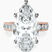 Pre-Designed 14kt Rose Gold Regalia Milgrain Lab Diamond Ring