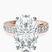 Pre-Designed 10kt Rose Gold Regalia Milgrain Lab Diamond Ring