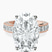 Pre-Designed 10kt Rose Gold Regalia Milgrain Lab Diamond Ring