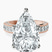Pre-Designed 18kt Rose Gold Regalia Milgrain Lab Diamond Ring